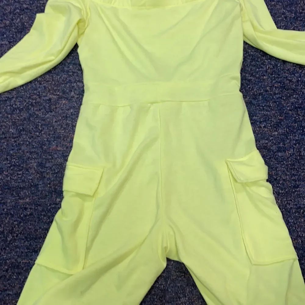 Fashion Vova Neon Yellow Romper sz. L NWT - Picture 5 of 5